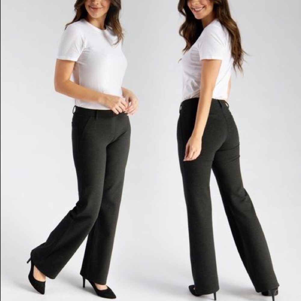 {MP} Betabrand Dress Pant Yoga Pants
Boot-Cut Classic Charcoal